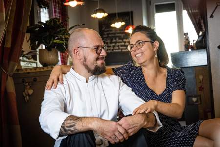 Pauline et Nicolas à Denney.